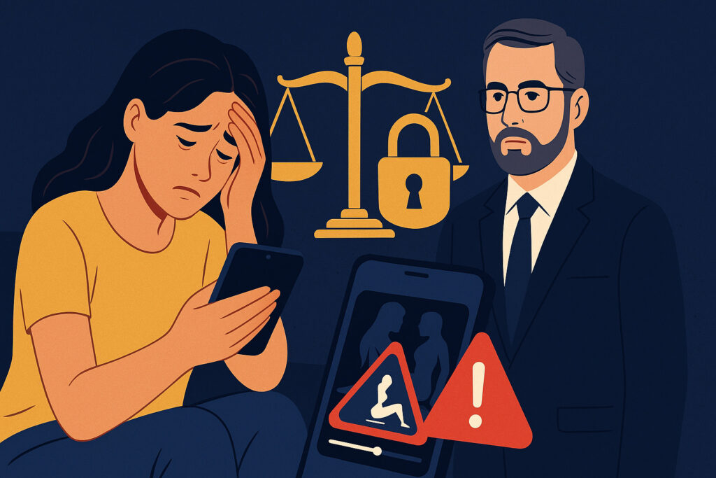 crimes por compartilhamento de vídeo íntimo
