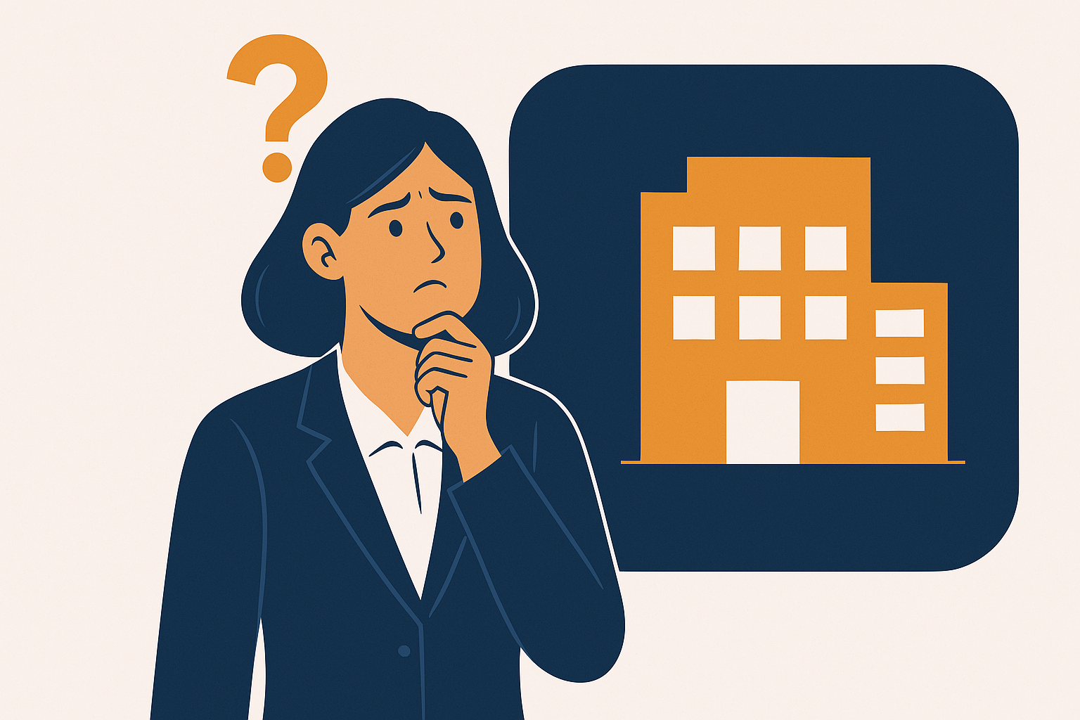 mulher com dúvida de como processar empresa na justiça do trabalho