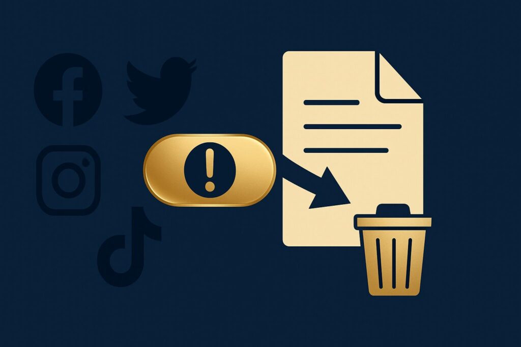 Como remover conteúdo íntimo de diferentes plataformas